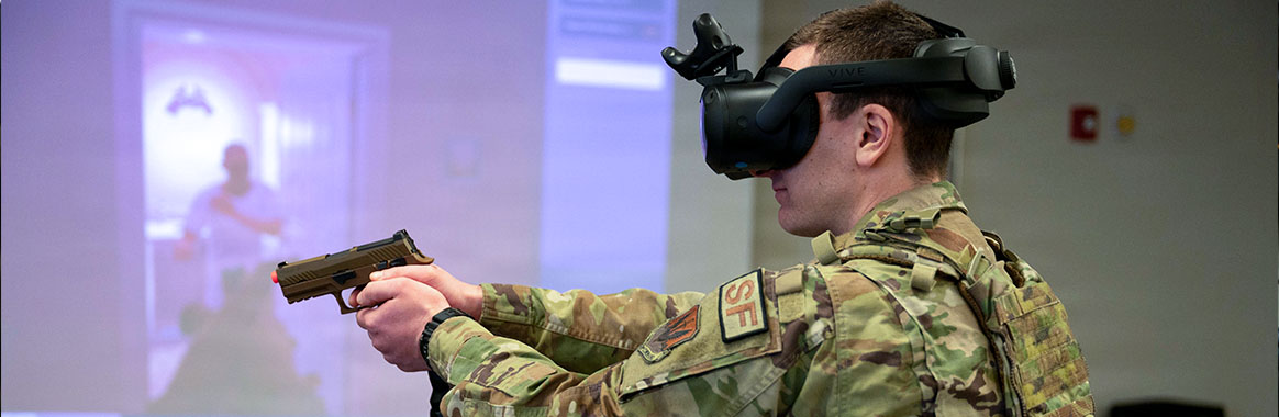 Massachusetts Guard Security Forces Train on Virtual Reality